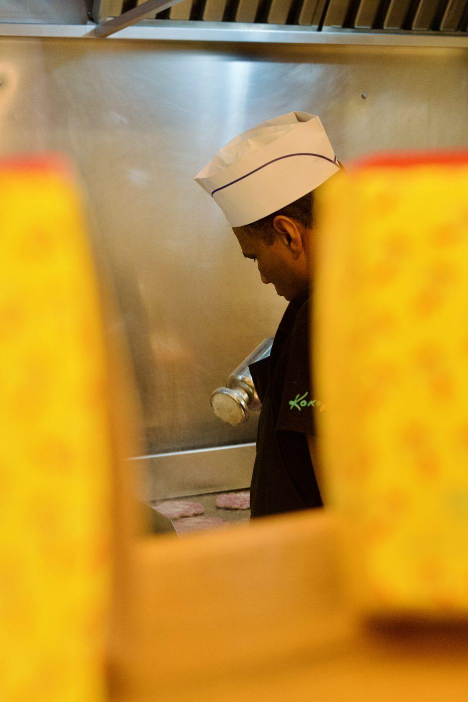 Chef preparing food in the kitchen