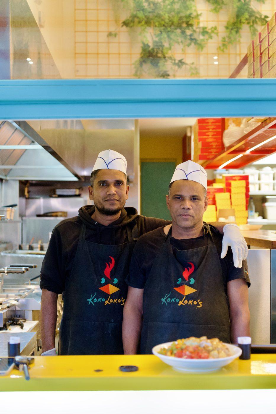 Kokolokos kitchen team at work